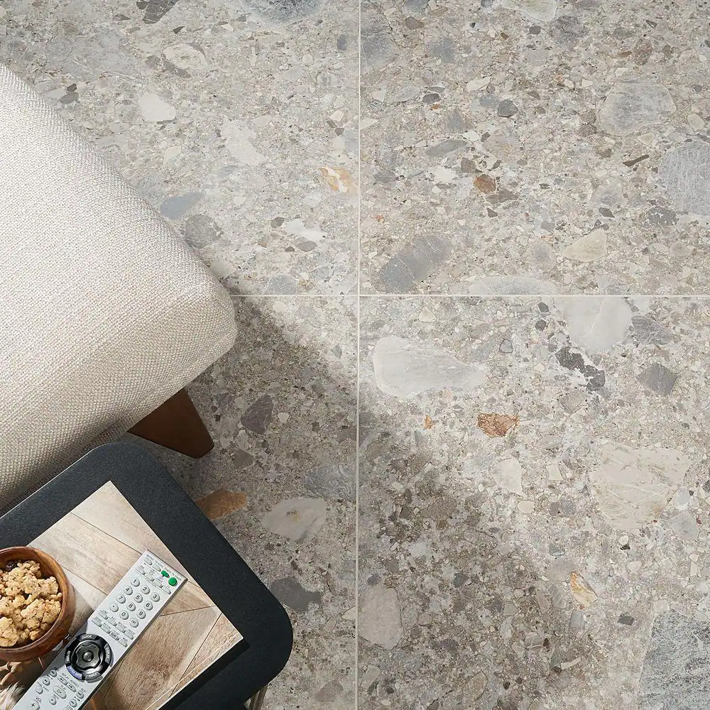 Ivy Hill Tile Rizzo 2.0 Earth 23.54 in. x 23.54 in. Matte Porcelain Floor and Wall Tile (11.54 sq. ft./Case)