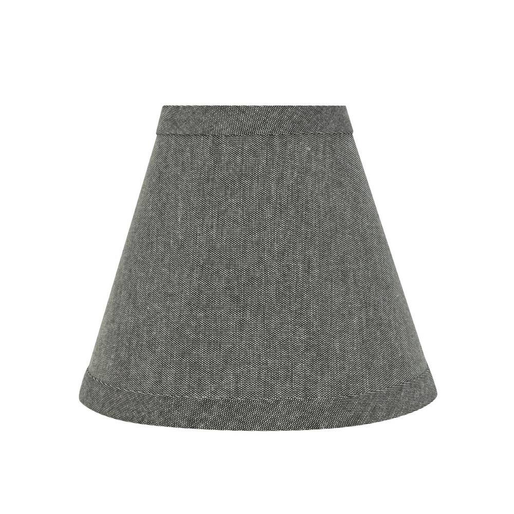 Aspen Creative Corporation 6 in. x 5 in. Grey Hardback Empire Lamp Shade (5-Pack)