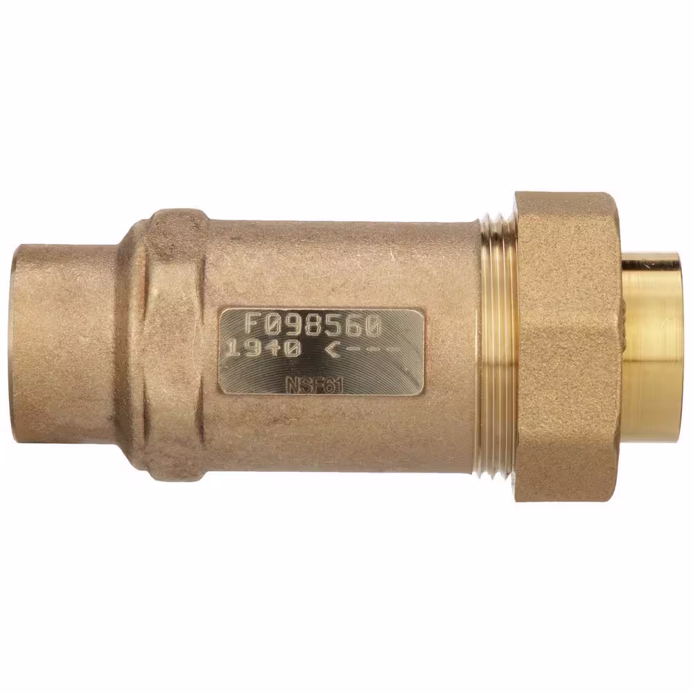 Wilkins 3/4 in. Female Union Inlet x 3/4 in. Female Outlet 700XL Dual Check Valve