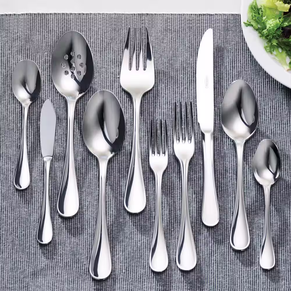 Tramontina Firenze 45-Piece 18/10 Stainless Steel Flatware (Set Service for 8)