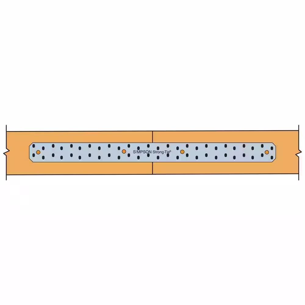 Simpson Strong-Tie MSTC 40-1/4 in. 16-Gauge Galvanized Medium Strap