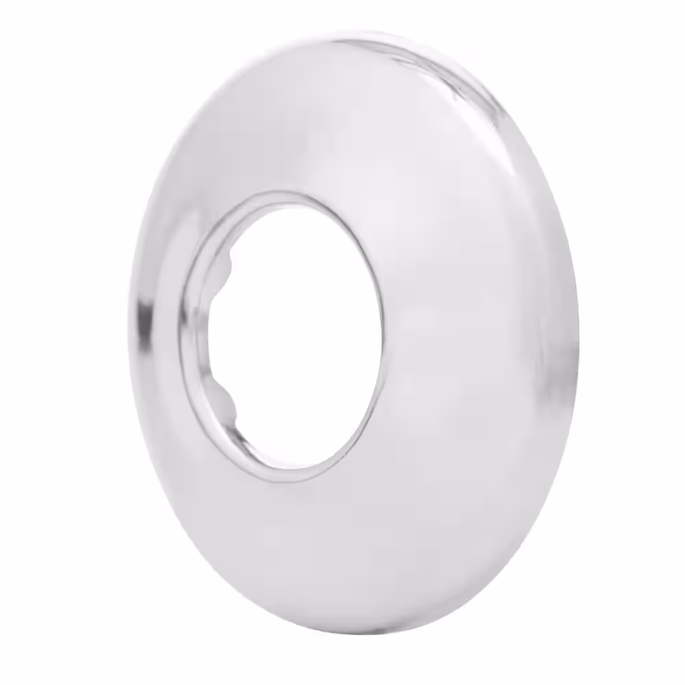 BrassCraft 3/4 in. IPS Shallow Escutcheon in Chrome (2-Pack)