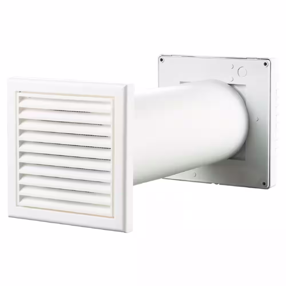 VENTS MA Series 6 in. Duct 158 CFM Wall-Through Garage Ventilation Kit