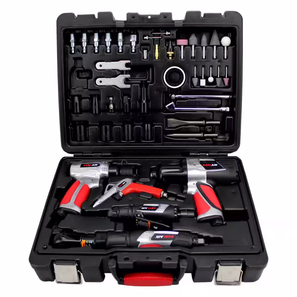 EXELAIR 44-Piece Professional Air Tool Kit