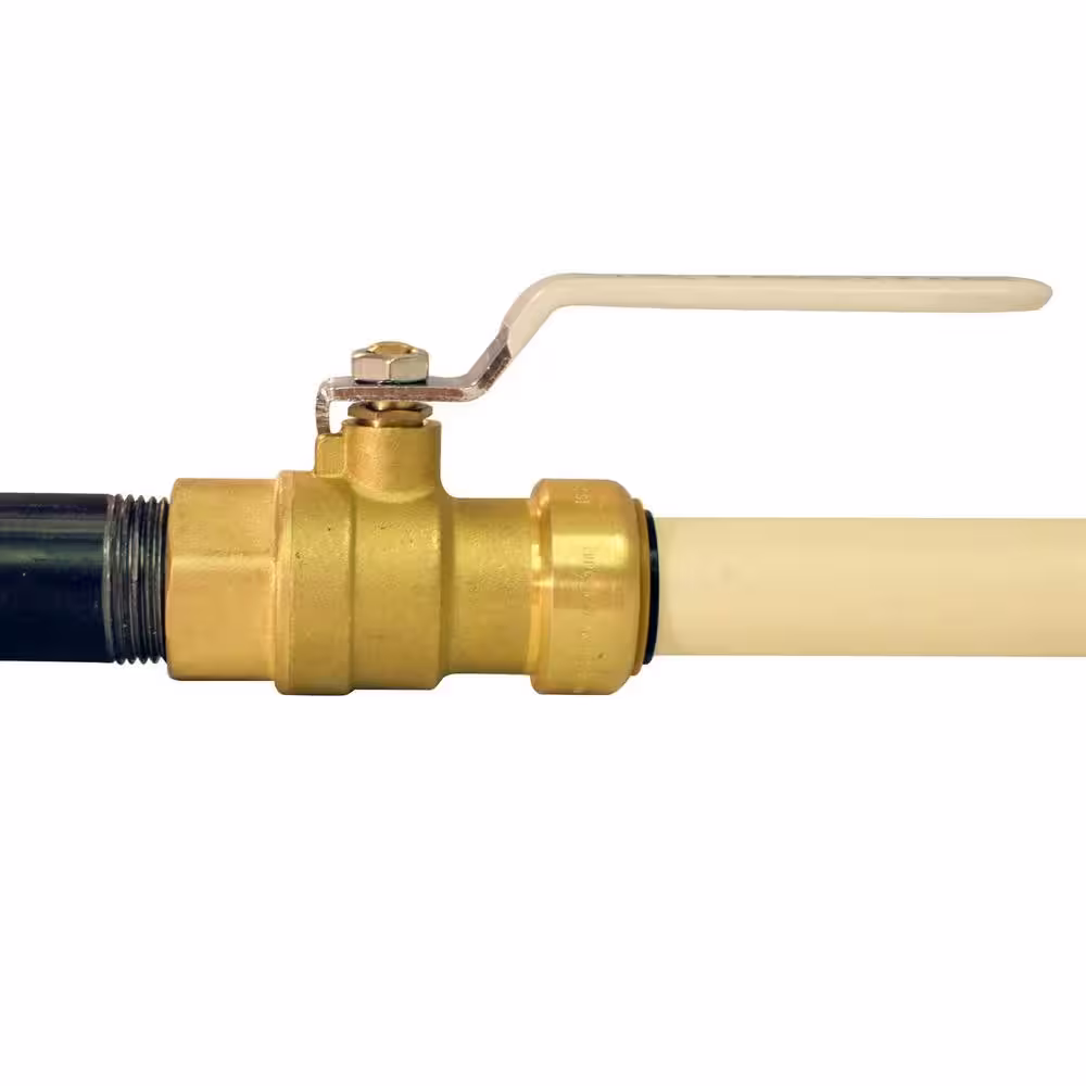 Tectite 3/4 in. Brass Push-to-Connect x Female Pipe Thread Ball Valve