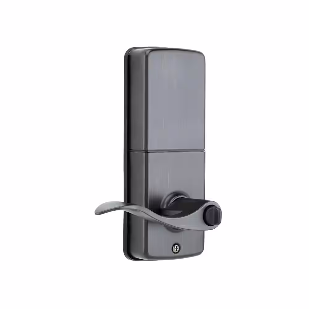 None 550 Zinc Tuscany Bronze Electronic Lever Entry Door Lever No Deadbolt With