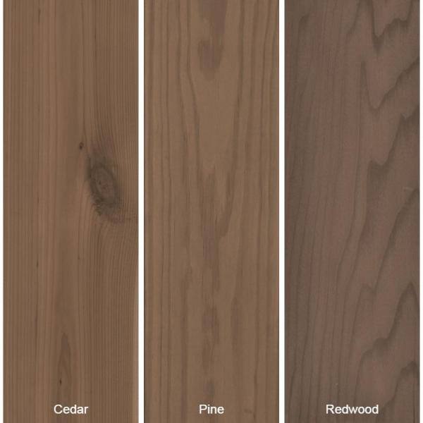 BEHR PREMIUM 5 gal. #ST-147 Castle Gray Semi-Transparent Waterproofing Exterior Wood Stain and Sealer