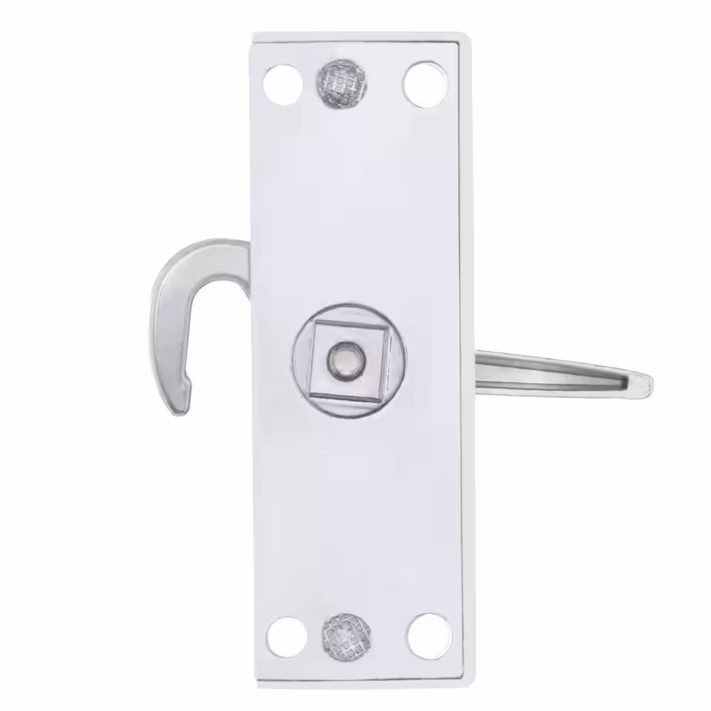 Prime-Line Sliding Screen Door Latch, Left Hand, Chrome Diecast