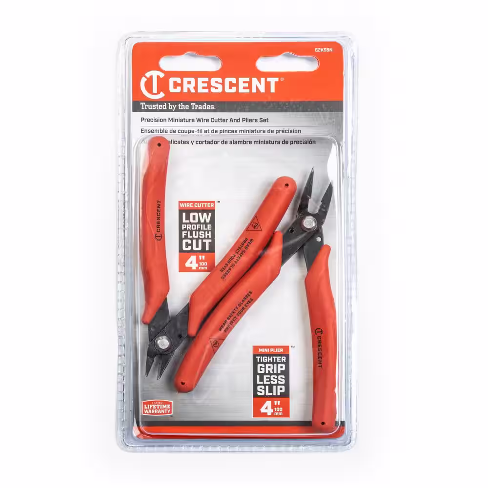 Crescent 5 in. Shear-Cutter Plier Set (2-Piece)