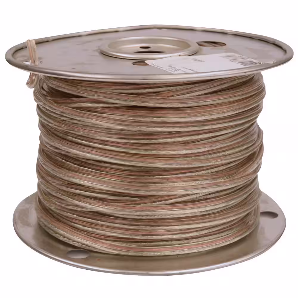 Southwire 250 ft. 18/2 Clear Stranded CU Speaker Wire