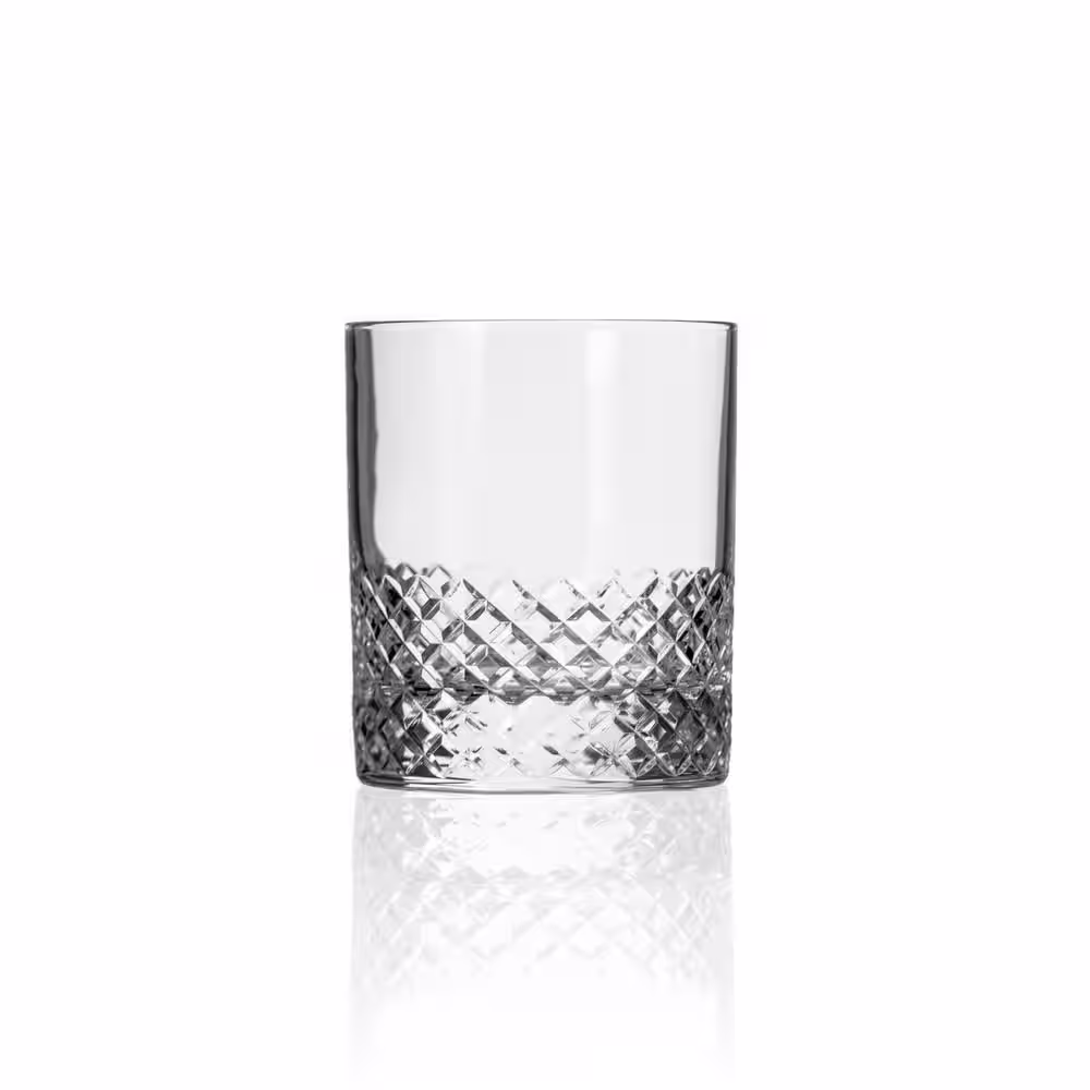 Rolf Glass Diamond 11 oz. On the Rocks Glass (Set of 2)