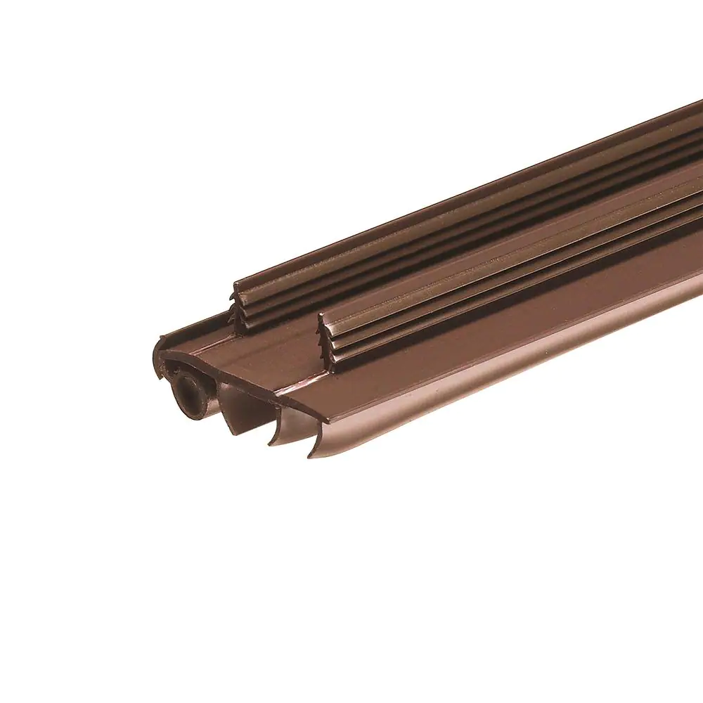 Frost King 36 in. x 1-3/4 in. Brown PVC Door Bottom Replacement for Stanley Steel Doors
