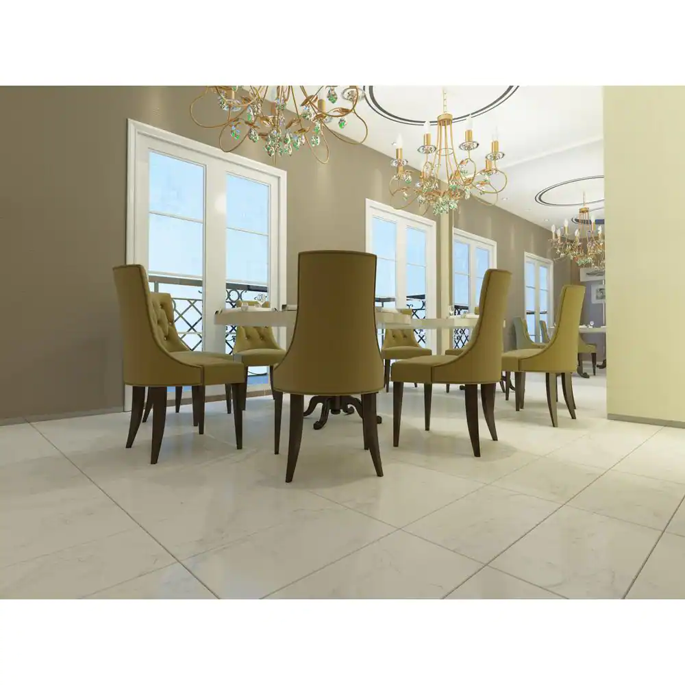 MSI Pavia Carrara 12 in. x 24 in. Matte Porcelain Floor and Wall Tile (16 sq. ft./case)