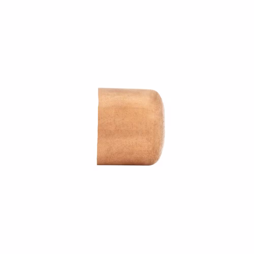 Everbilt 1/2 in. Copper Pressure Tube Cap Fitting Pro Pack (50-Pack)