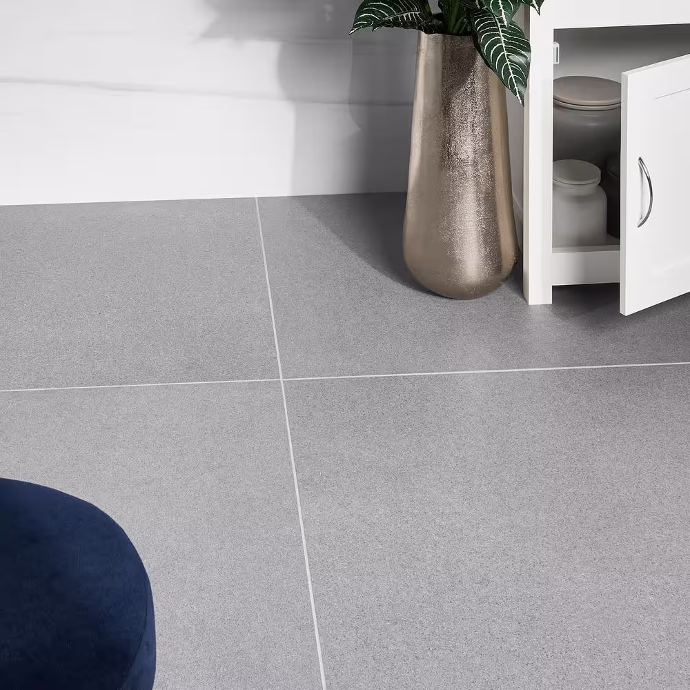 Ivy Hill Tile SkyTech New York Gray 23.62 in. x 47.24 in. Matte Porcelain Floor and Wall Tile (15.49 sq. ft./Case)