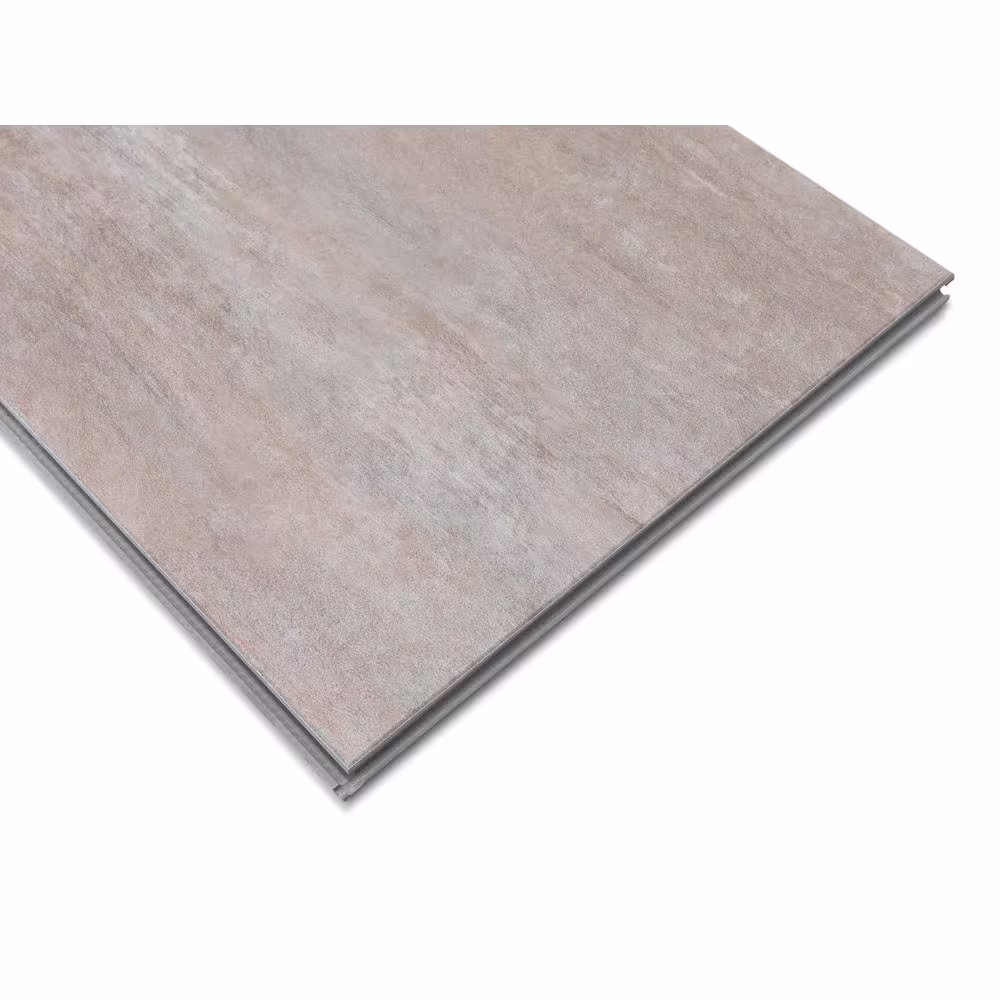 NewAge Products Sandstone 12 in. W x 23 in. L Click Lock Water Resistant Vinyl Tile Flooring (13.4 sqft/case)