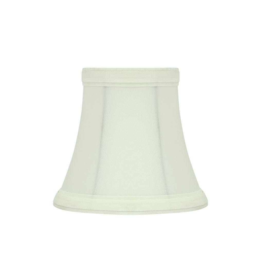 Aspen Creative Corporation 6 in. x 5 in. Off White Bell Lamp Shade (6-Pack)