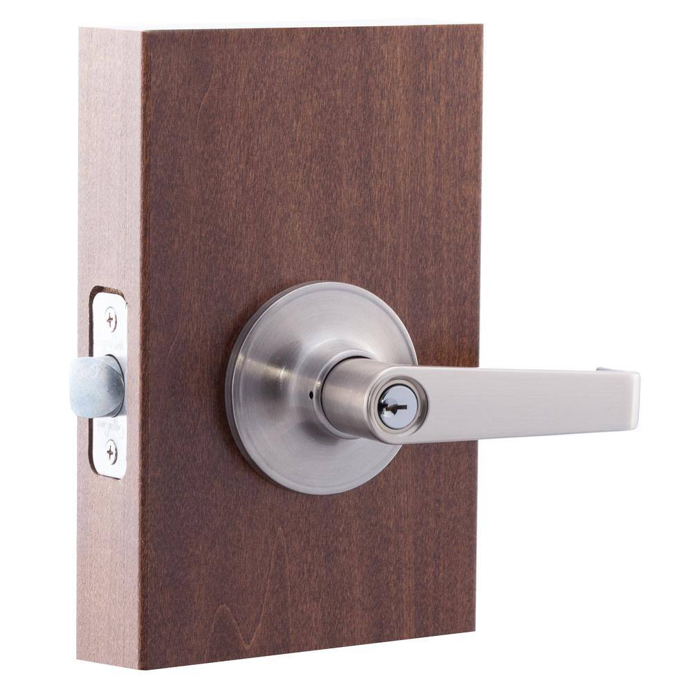 Copper Creek Avery Satin Stainless Keyed Entry Door Handle