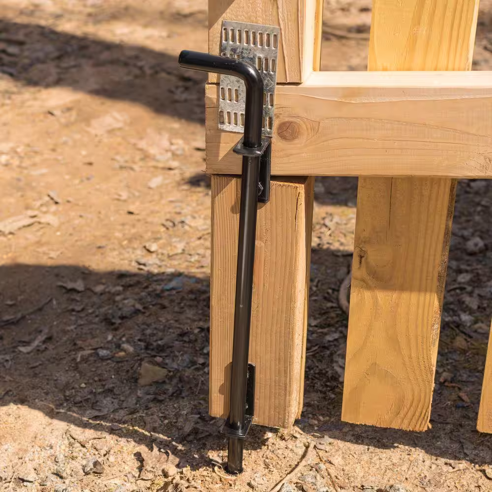 Everbilt 18 in. Black Cane Bolt