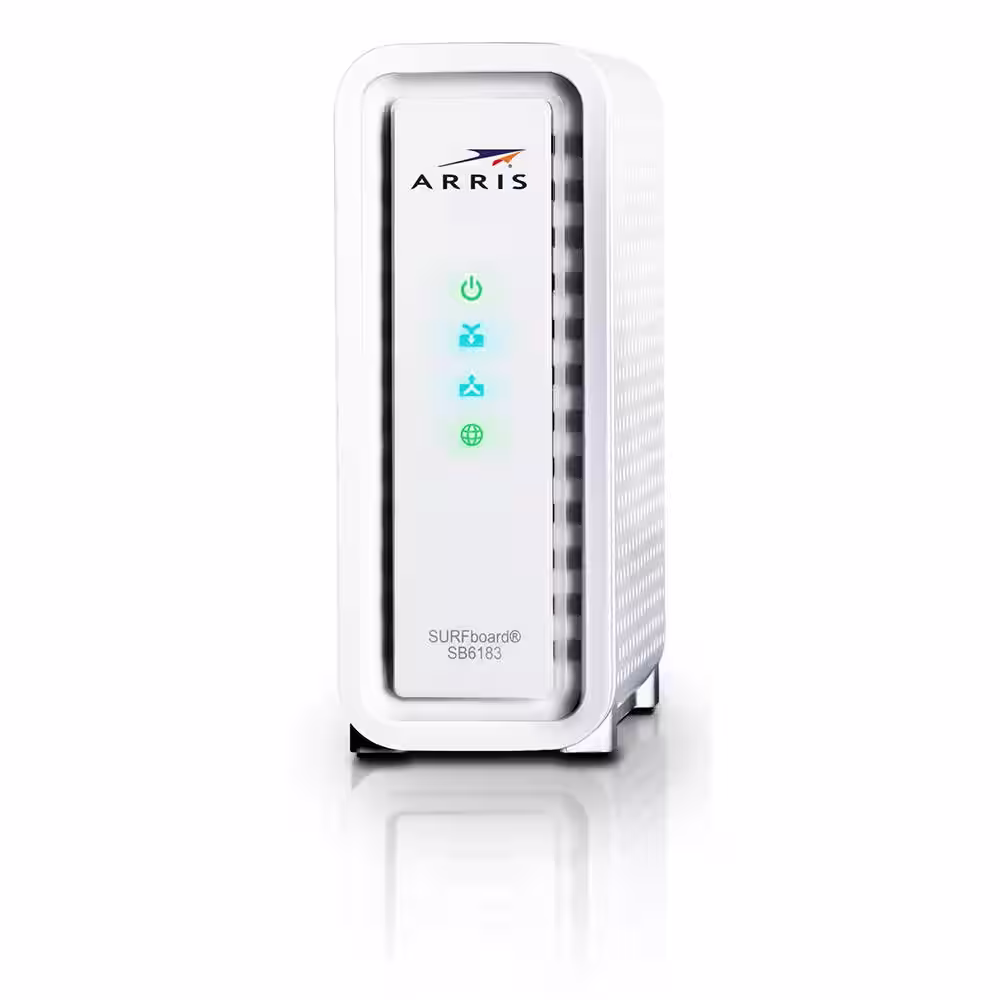 ARRIS SURFboard DOCSIS 3.0 Cable Modem SB6183, White