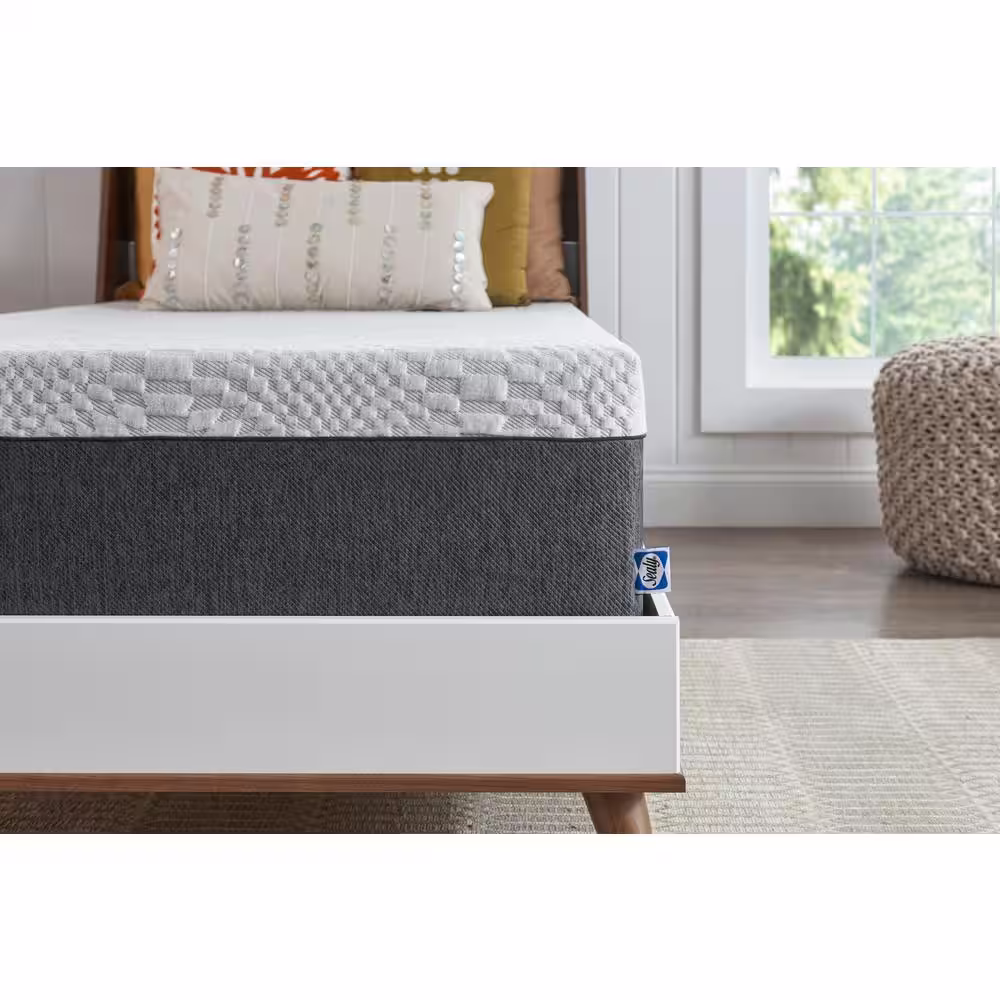Sealy 12 in. King Spring & Memory Foam Hybrid Mattress - Medium Firm