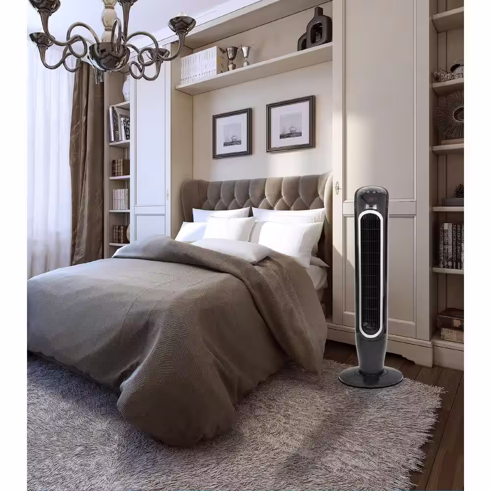 GENESIS 40 in. 360Â° Oscillating Tower Fan with Remote