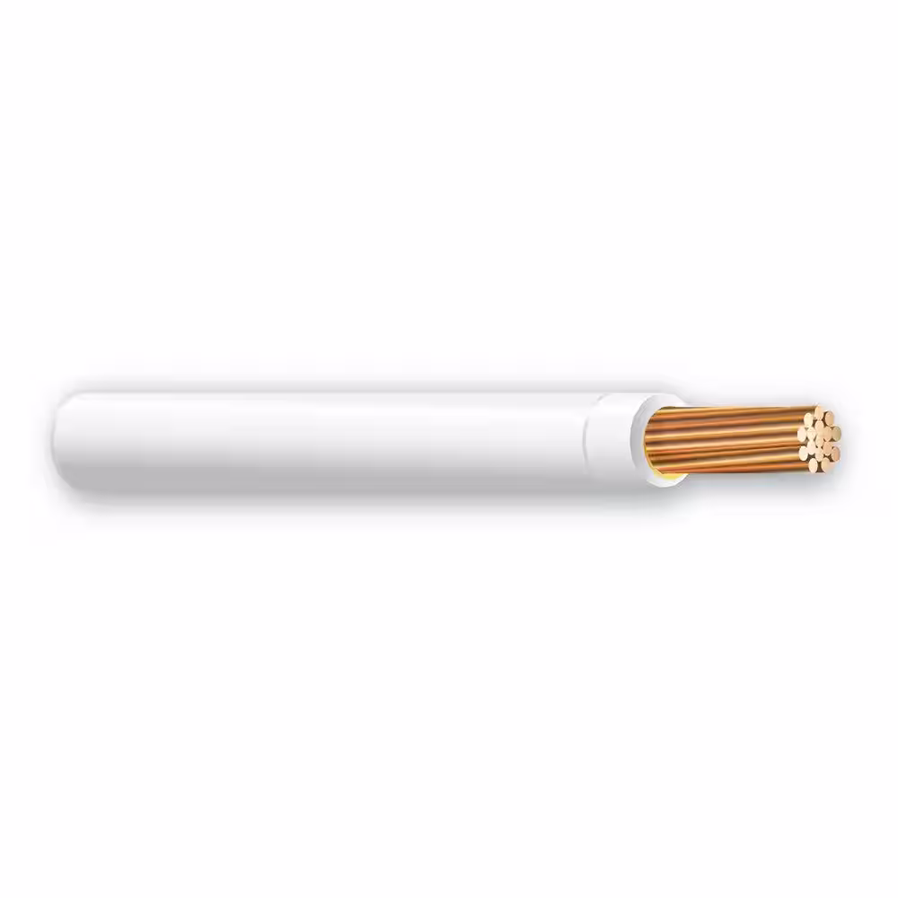 Cerrowire 17 ft. 14 Gauge White Stranded Primary Wire