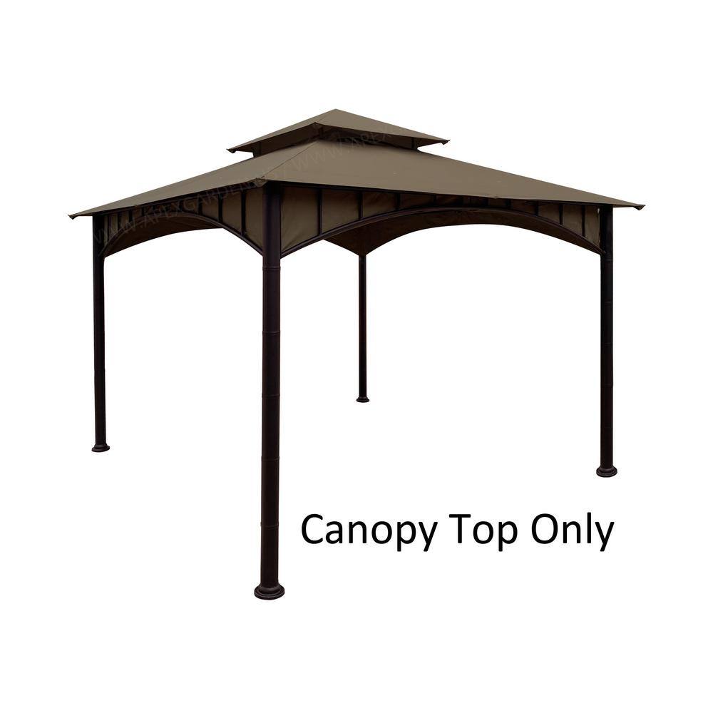 APEX GARDEN Replacement Canopy Top for Model #D-GZ136PST-N Summer Breeze Soft Top 10 ft. x 10 ft. 2-Tier Gazebo Tan