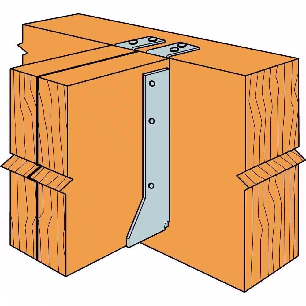 Simpson Strong-Tie HUCTF Galvanized Top-Flange Concealed Joist Hanger for Double 2x12 Nominal Lumber