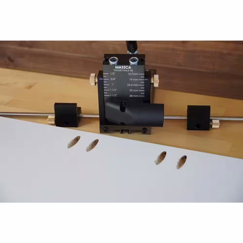 Massca Aluminum Pocket-Hole Jig System M2 PRO Bundle