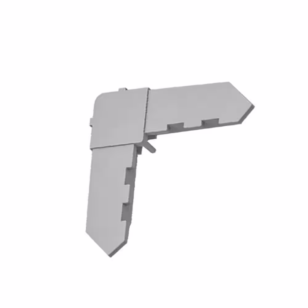 Screen Tight 5/16 in. Mill Plastic Screen Frame Corners (4-Pack)