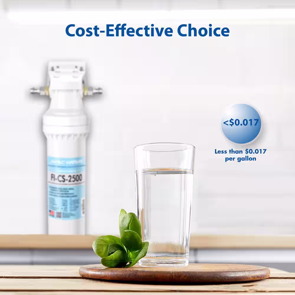 APEC Water Systems CS-Series Easy Install High Capacity Under-Counter Water Filtration System