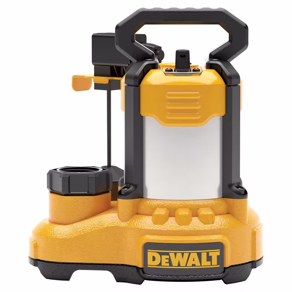 DEWALT 1/3 hp. Stainless Steel/Cast Iron Submersible Sump Pump