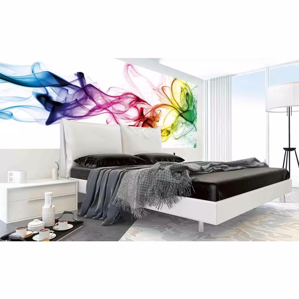 Dimex Warm Smoke Abstract Wall Mural