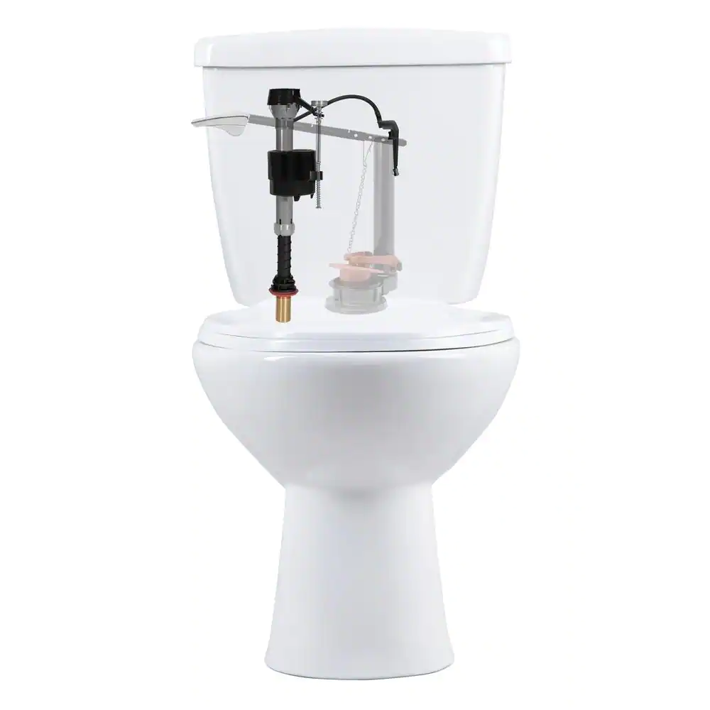Fluidmaster 400A Universal Toilet Flush Valve with Brass Shank
