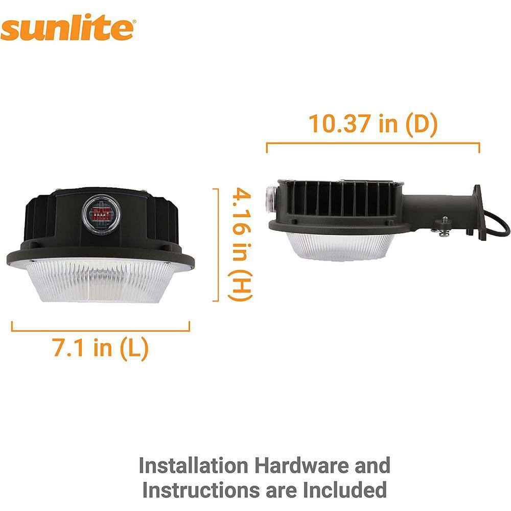 None 175-400-Watt Equivalent Integrated LED Dark Bronze Dimmable Area Light, 3000K, 4000K, 5000K
