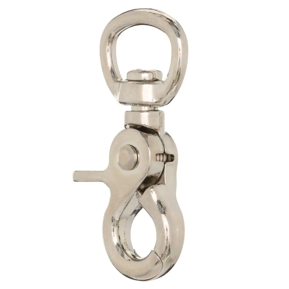 Everbilt 1/2 in. x 2-3/8 in. Nickel-Plated Swivel Trigger Snap