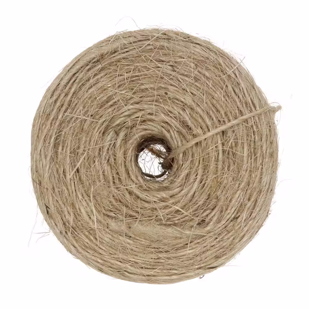 Everbilt #42 x 2250 ft. Twisted Sisal Rope Twine, Natural