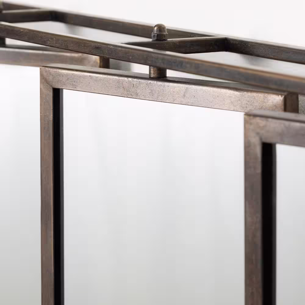 SULLIVANS 18 in. x 31.25 in. Farmhouse Triple Rectangle Framed Decorative Mirror