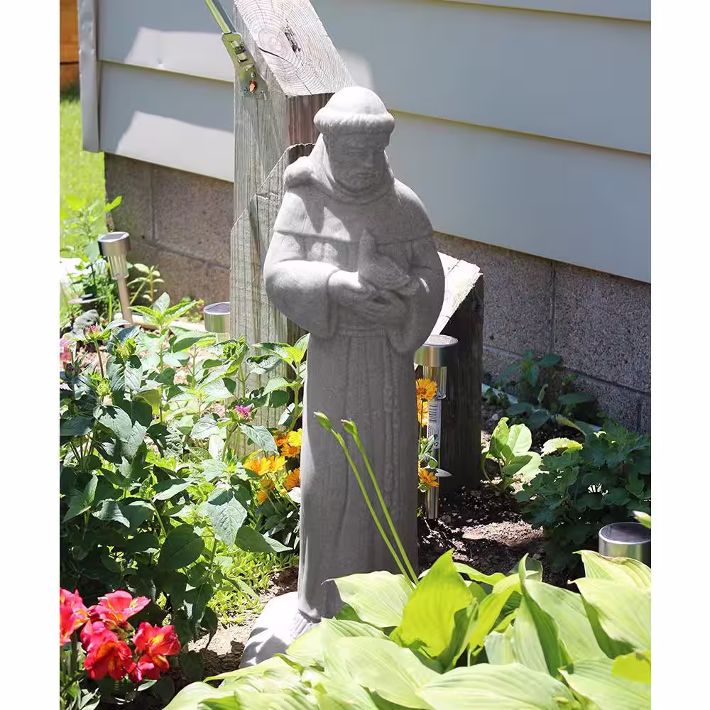 Emsco Granite Color High Density Resin St. Francis Statue