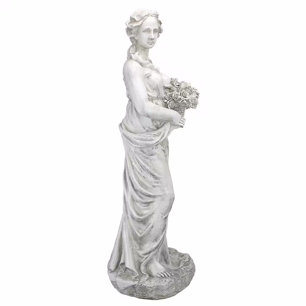 Design Toscano 33 in. H Goddess of The 4 Seasons Spring Garden Statue