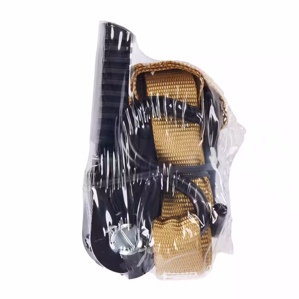 Keeper 1 in. x 12 ft. 500 lbs. Pistol Grip Khaki Webbing Ratchet Tie Down Strap
