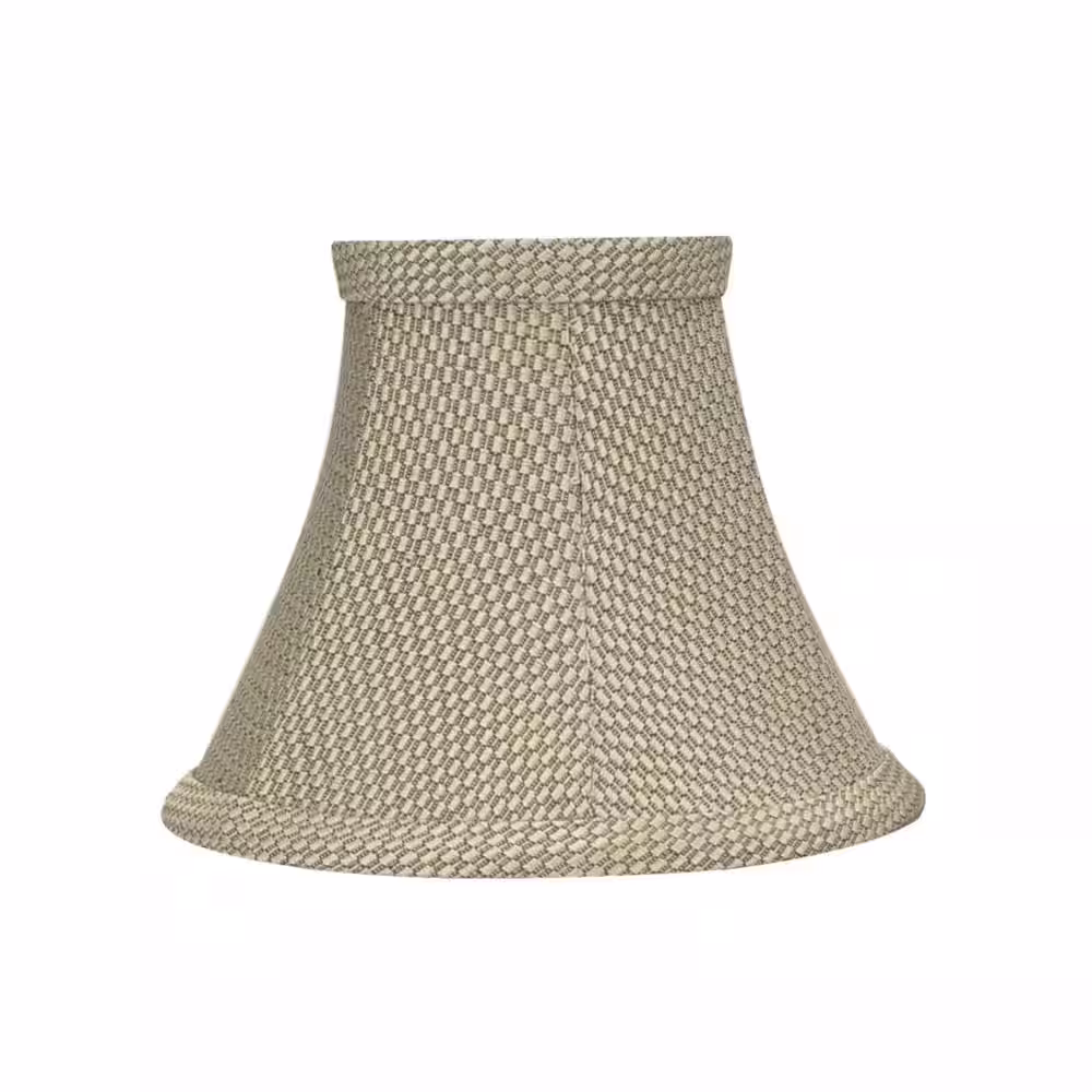 Aspen Creative Corporation 6 in. x 5 in. Light Beige Bell Lamp Shade (6-Pack)