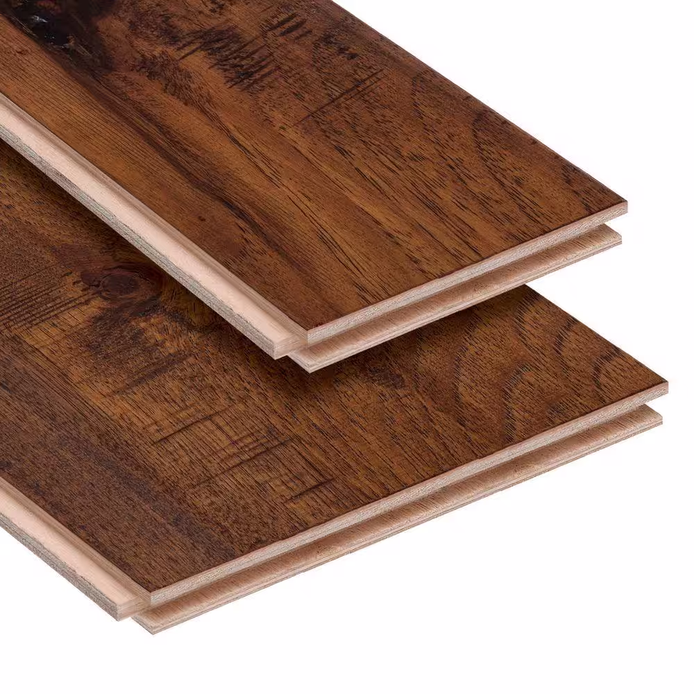 HOMELEGEND Barrett Distressed Hickory 3/8 in. T x 3.5 in. W Engineered Hardwood Flooring (26.3 sqft/case)