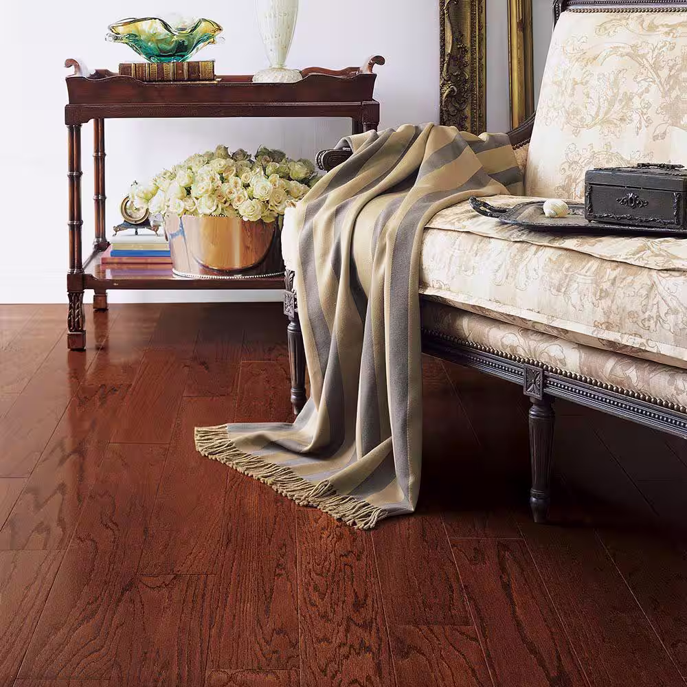 Bruce Town Hall Cherry Oak 3/8 in. T x 3 in. W Engineered Hardwood Flooring (31.5 sqft/case)