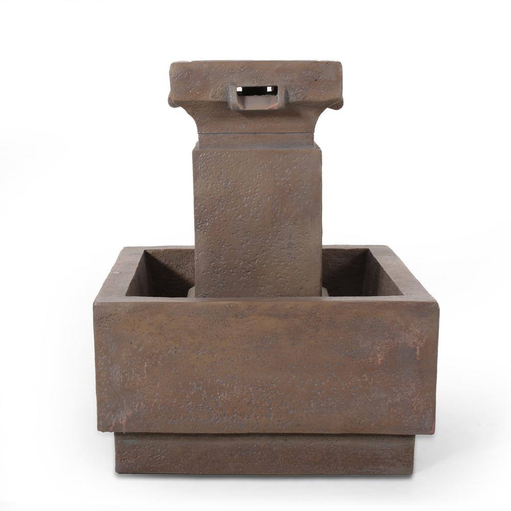 Noble House Siloam Outdoor 24.50 in. Waterfall Fountain
