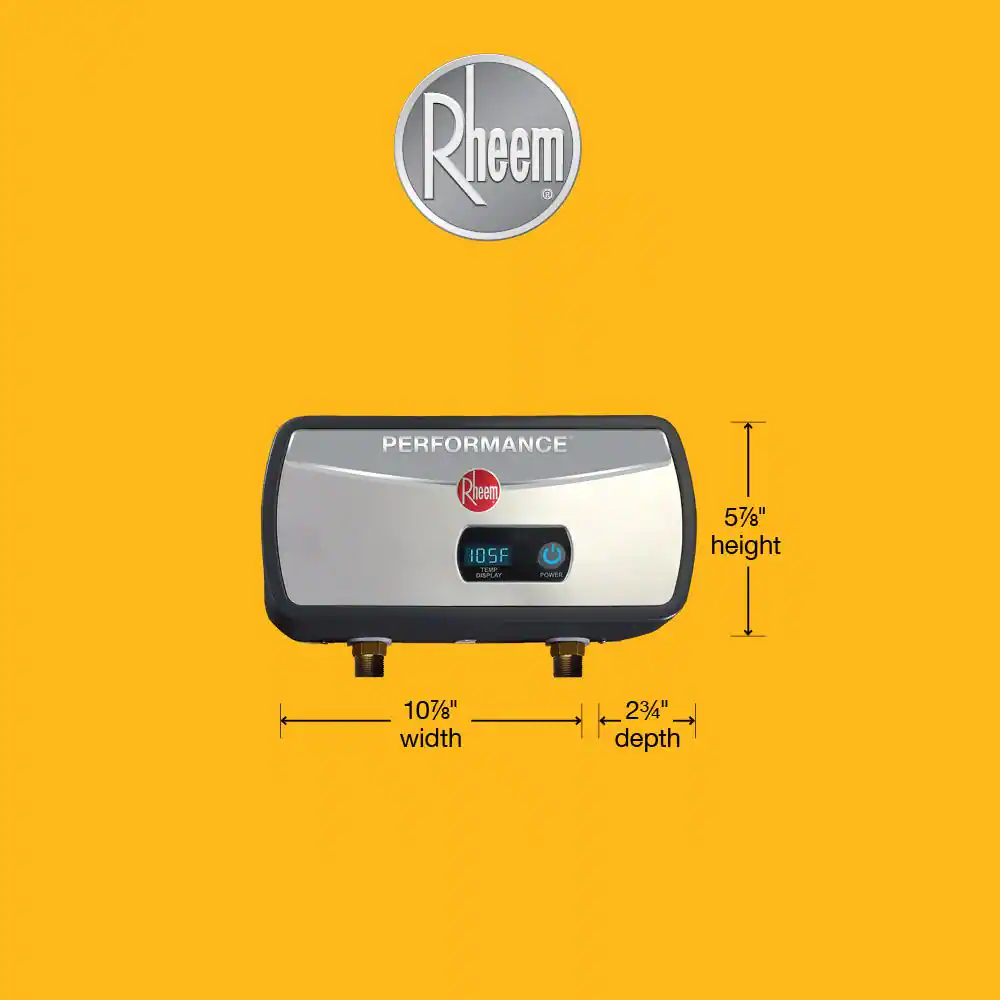 Rheem Performance 3.5 kW 0.68 GPM Point-Of-Use Tankless Electric Water Heater