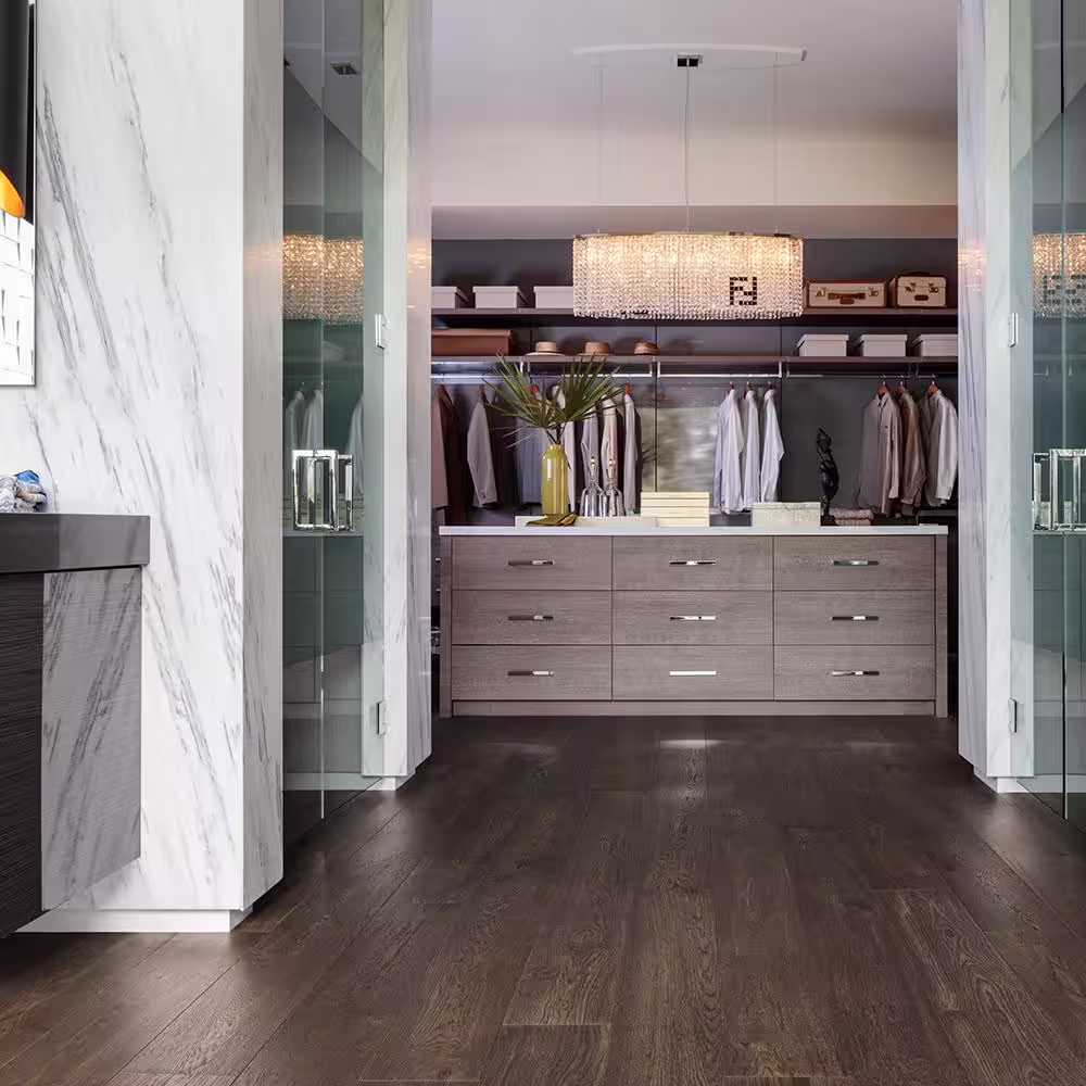 Malibu Wide Plank Bodega French Oak 1/2 in. T x 7.5 in. W Water Resistant Wire Brushed Engineered Hardwood Flooring (1399.2 sqft/pallet)