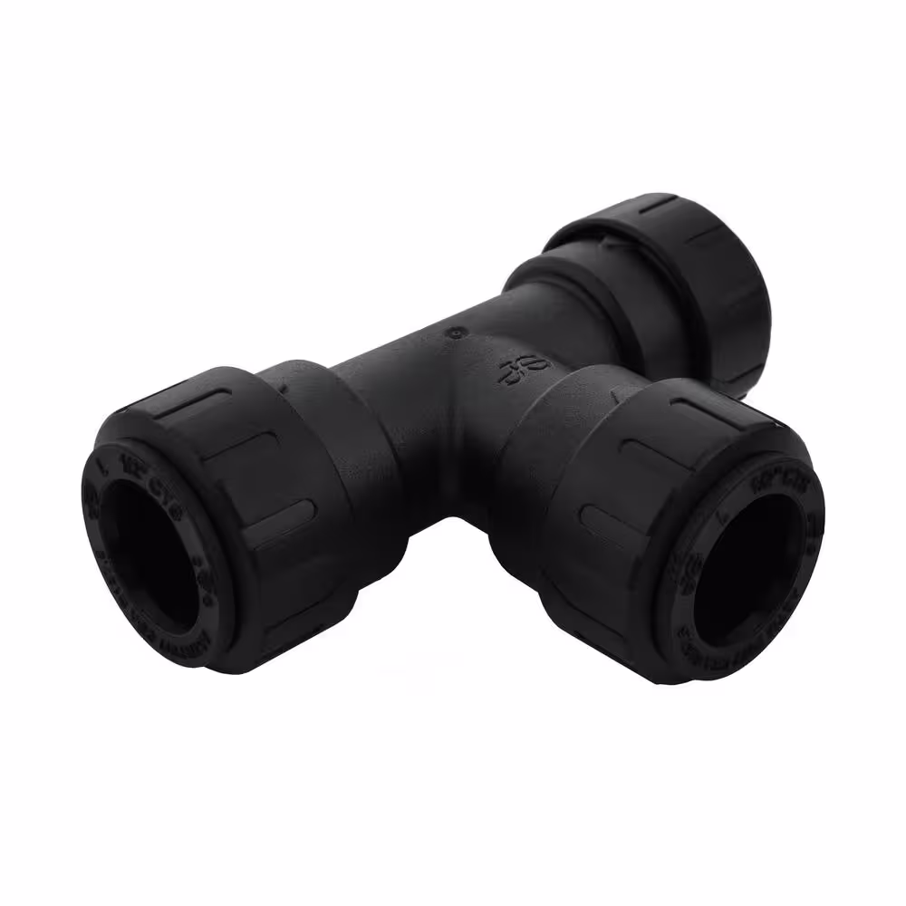SharkBite ProLock 1/2 in. Push-To-Connect Plastic Tee Fitting