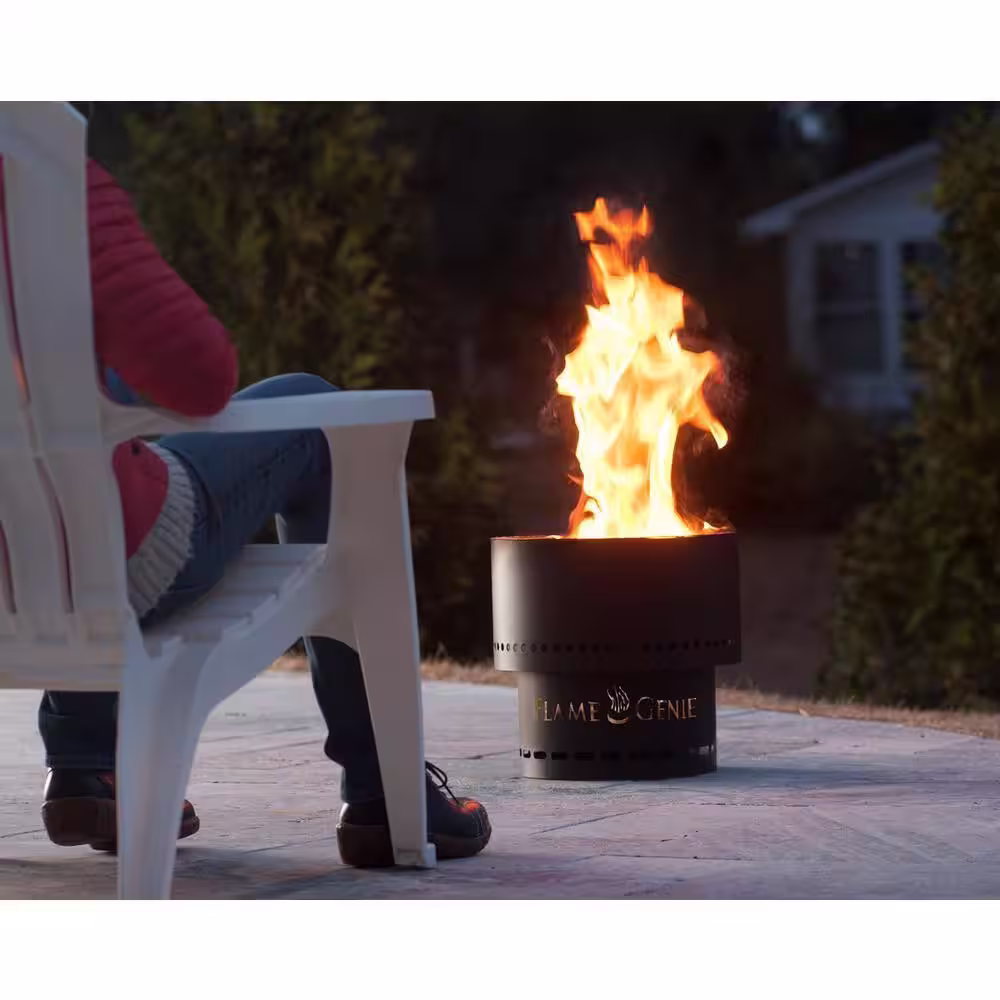 HY-C Flame Genie 13.5 in. Wood Pellet Fire Pit